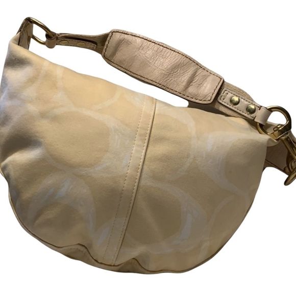 Authentic Vintage Y2K Coach Signature Hampton Shoulder Bag - Picture 4 of 16